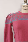 Milea Rose Fair Isle Sweater S/M