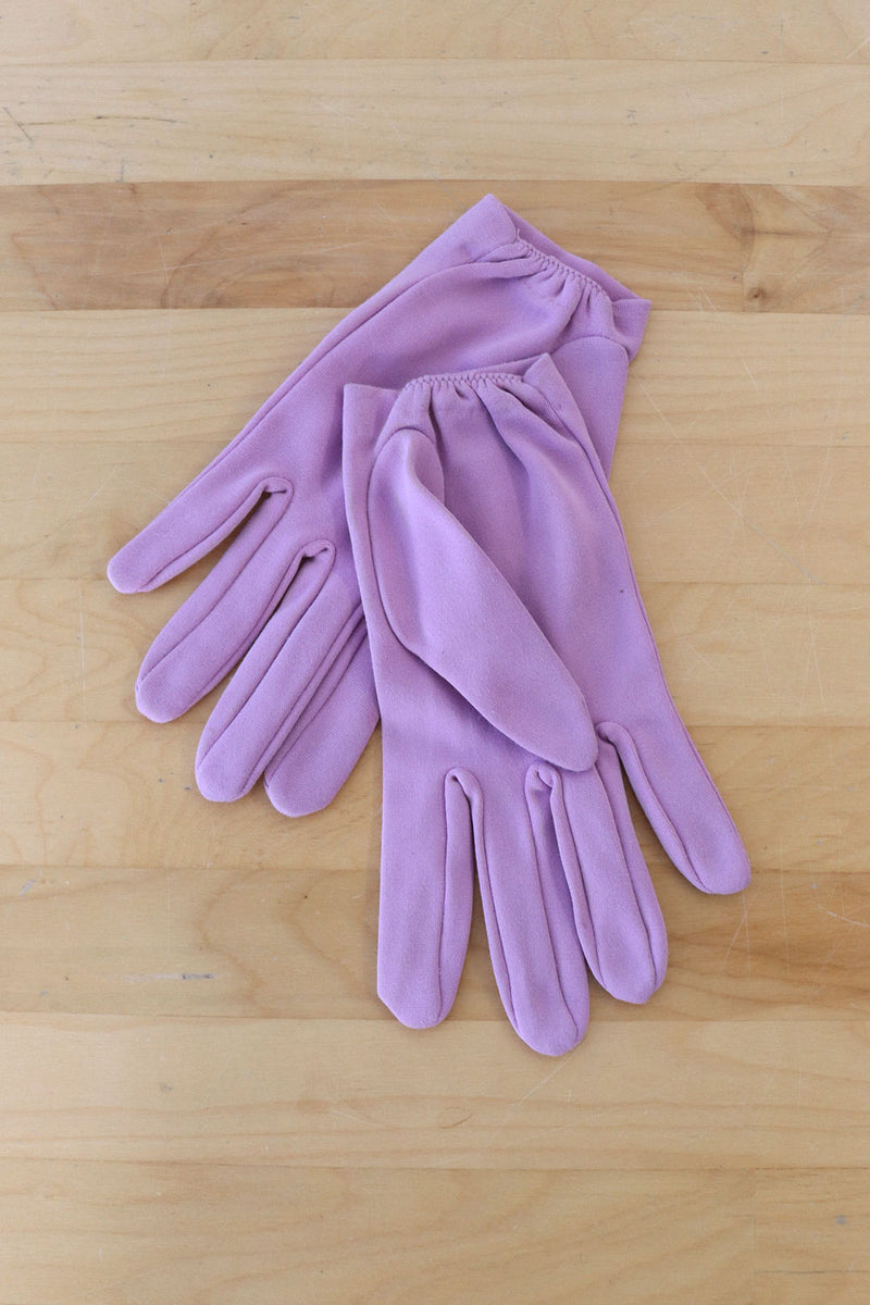 Lilac Knit Gloves