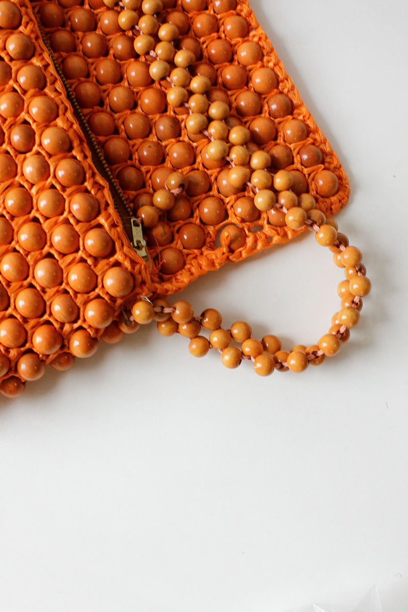 Wood Bead Handbag