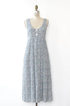 Cornflower Blue Smock Dress S