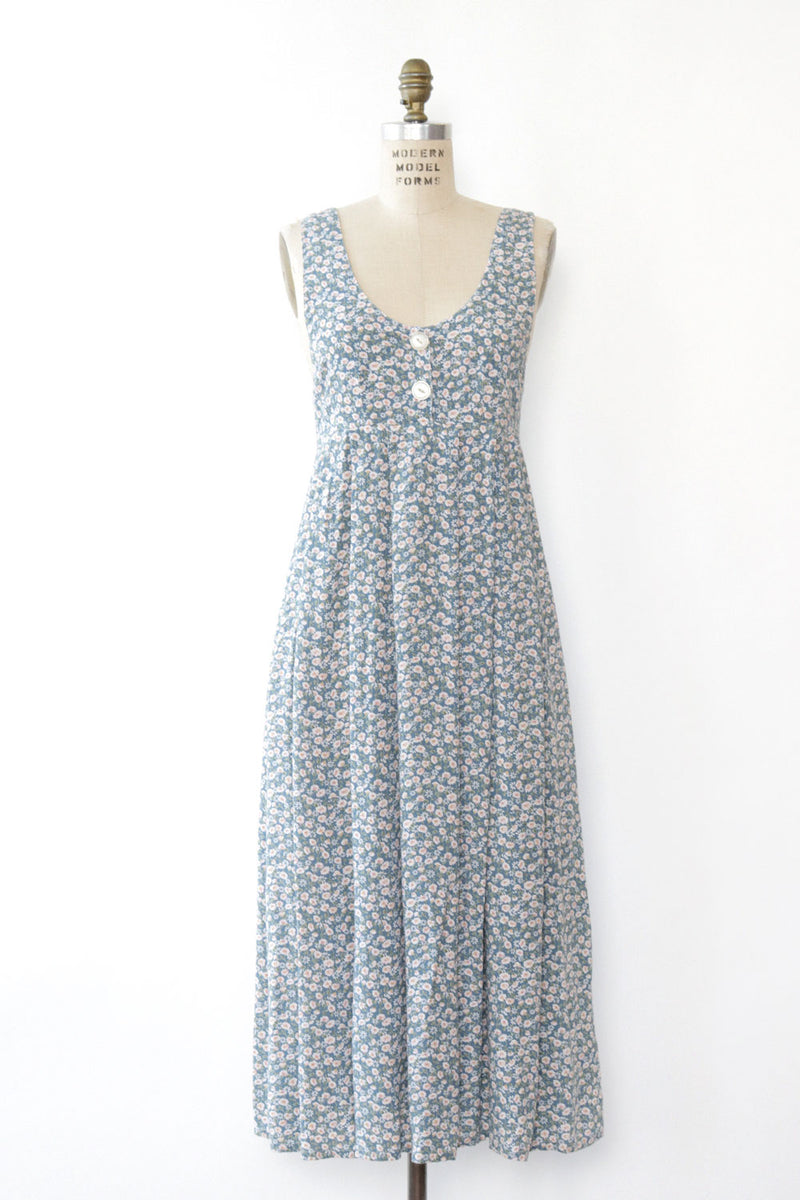 Cornflower Blue Smock Dress S