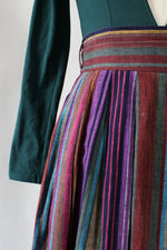Boysenberry Stripe Skirt M
