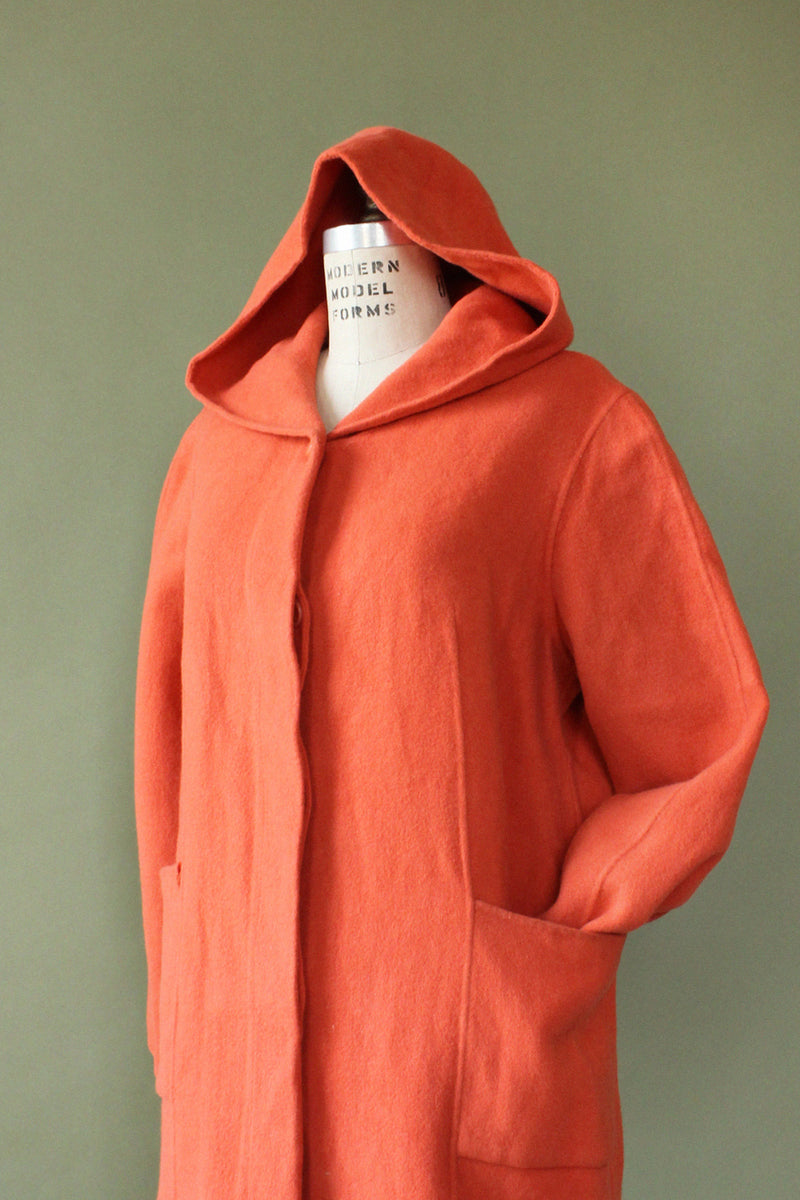 Just Peachy Hooded Coat S/M