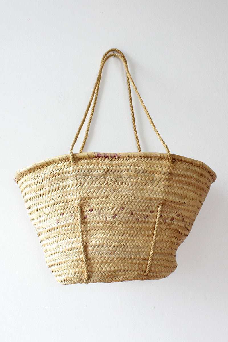 Farmers Market Straw Bag