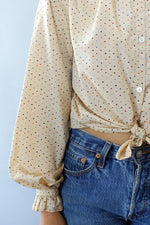 Emma Tiny Hearts Blouse M