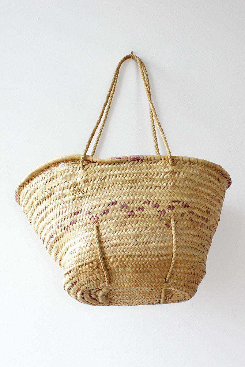 Farmers Market Straw Bag