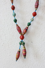 Rainbow Collage Necklace