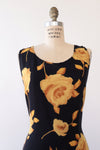 Navy Wheat Floral Tank Dress L