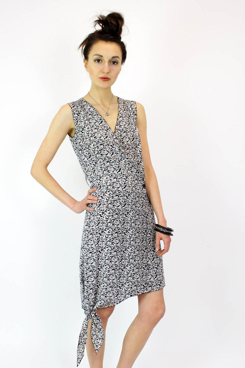 Chanel Silk Wrap Dress S