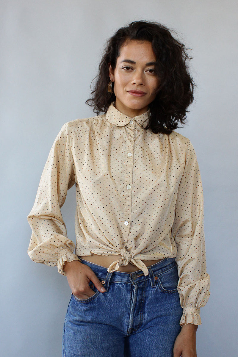 Emma Tiny Hearts Blouse M