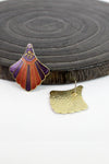 Fanned Enamel Earrings