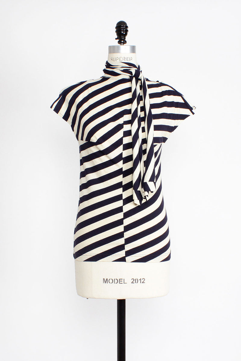 Yohji Yamamoto Striped Top S