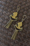 Coin Fringe Earrings