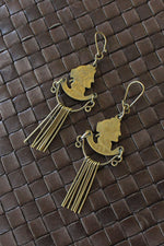 Coin Fringe Earrings