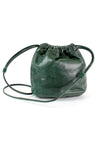 forest green bucket bag