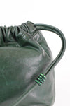 forest green bucket bag