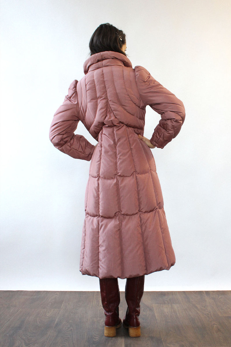 Pink Power Puffer Coat S