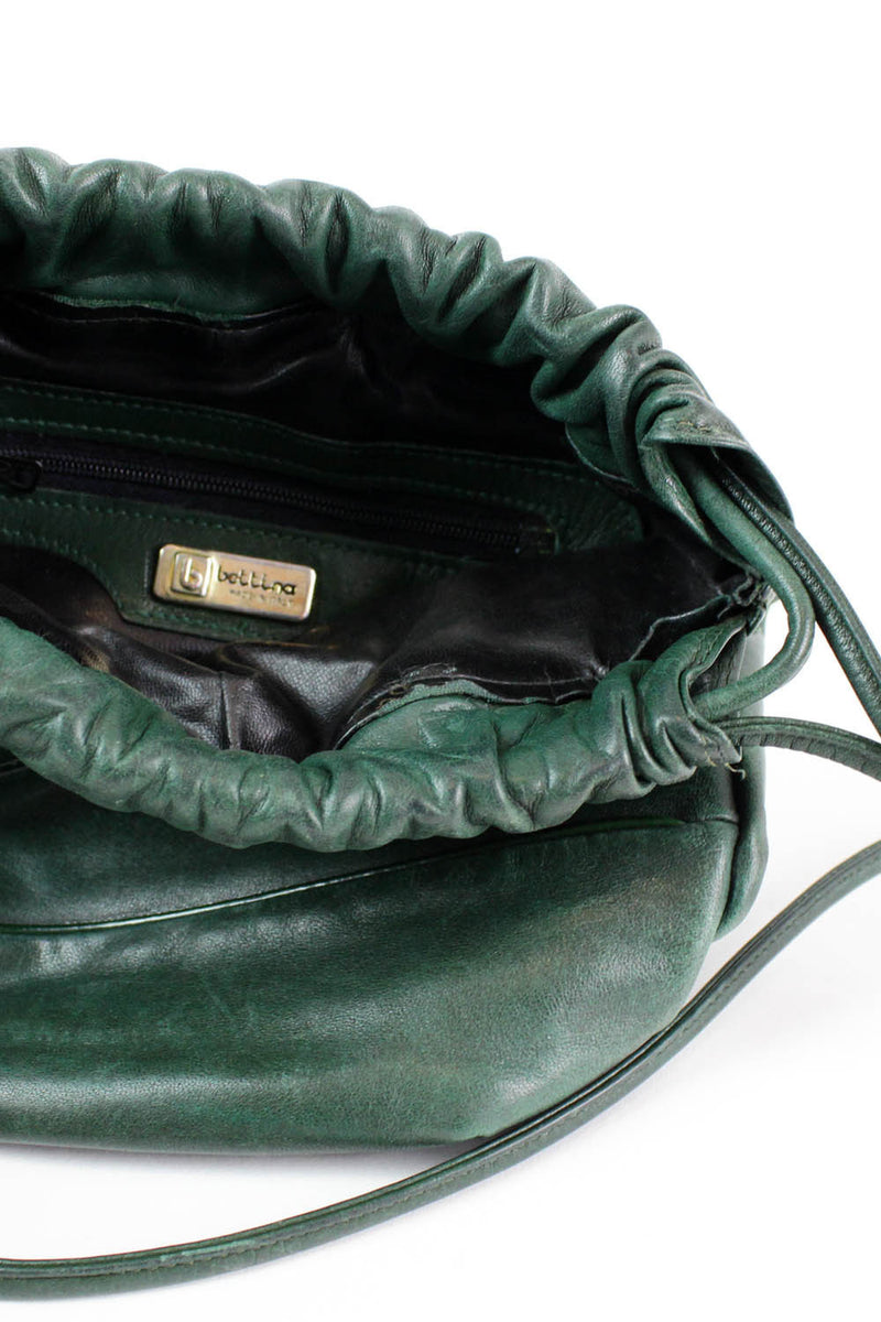 forest green bucket bag
