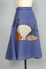 Cape May 70s Wrap Skirt M/L