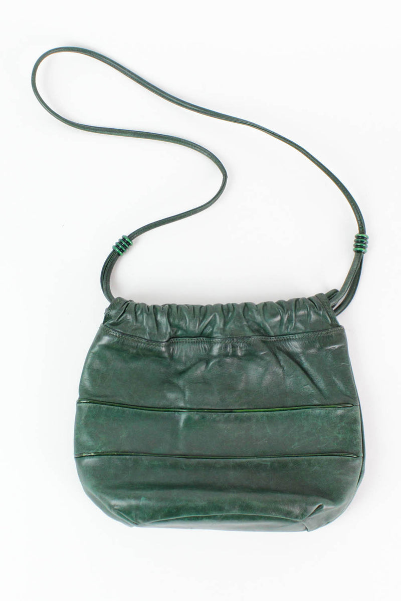 forest green bucket bag