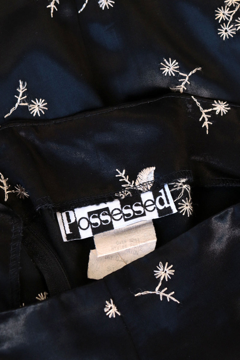 Posessed Embroidered Satin Mini M/L