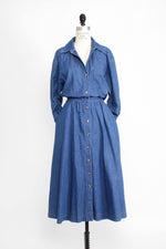 Denim Shirtdress Duster M/L