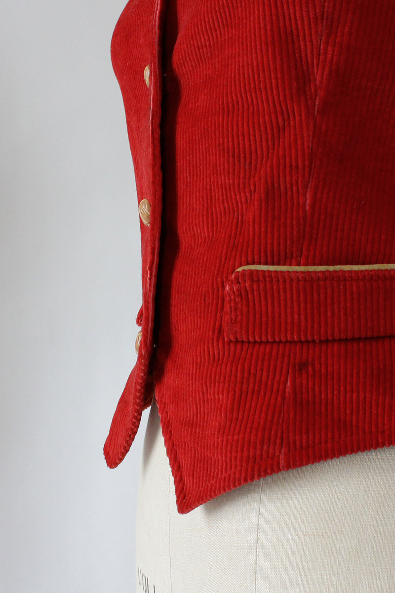 Country Corduroy Vest S