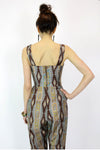 60s Paisley Jumpsuit S