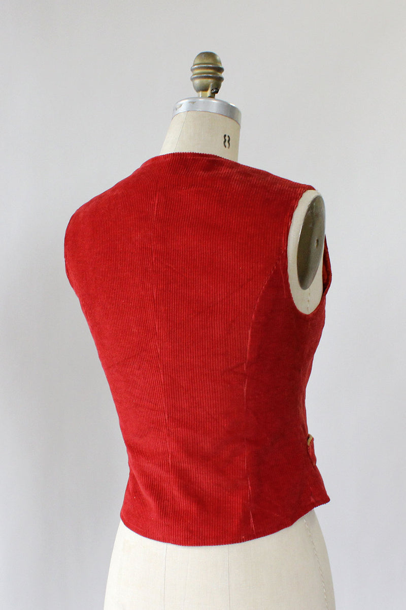 Country Corduroy Vest S