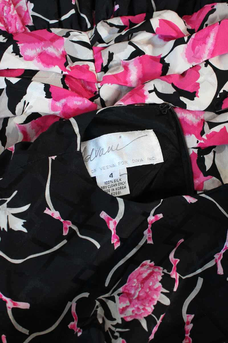 Tea Time Ruched Silk Dress XS/S