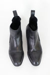 Black Leather Chelsea Boots 5