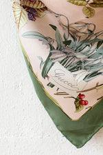 Gucci Forest Forage Silk Scarf