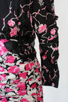 Tea Time Ruched Silk Dress XS/S