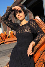 Beatrix Lace Puff Dress S/M