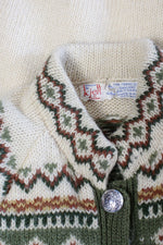 Norwegian Fair Isle Cardigan S/M