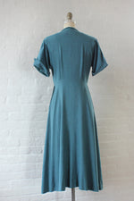 Skye Brass Button Dress M
