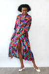 Cacique Geometric Robe S-L