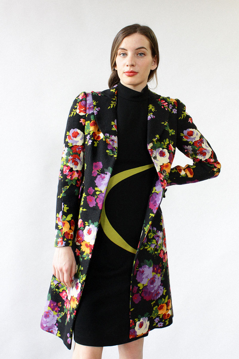 Moschino Floral Coat XS/S