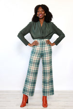 Pendleton Sage Plaid Pants M