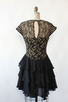 Gilded Lace Tiered Mini Dress XS/S