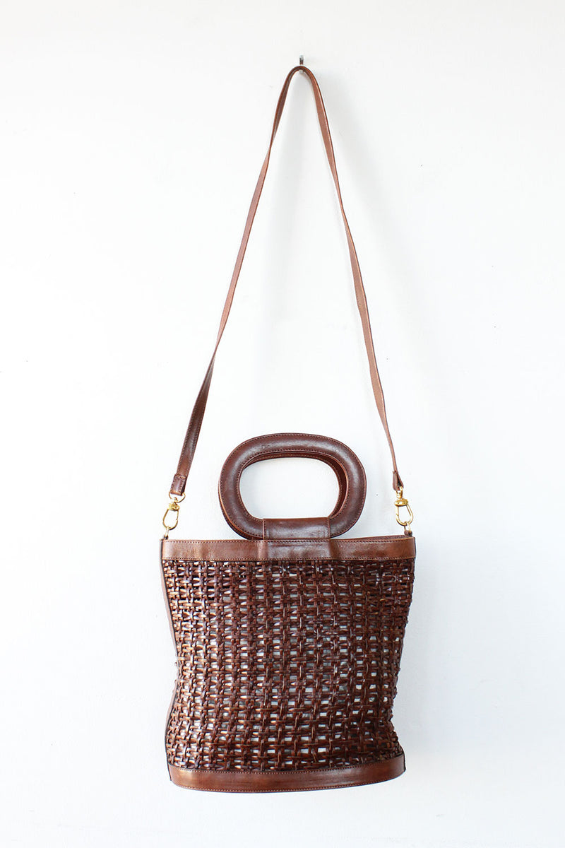 Woven Bucket Bag