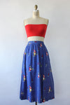 Sail Away Novelty Print Skirt S