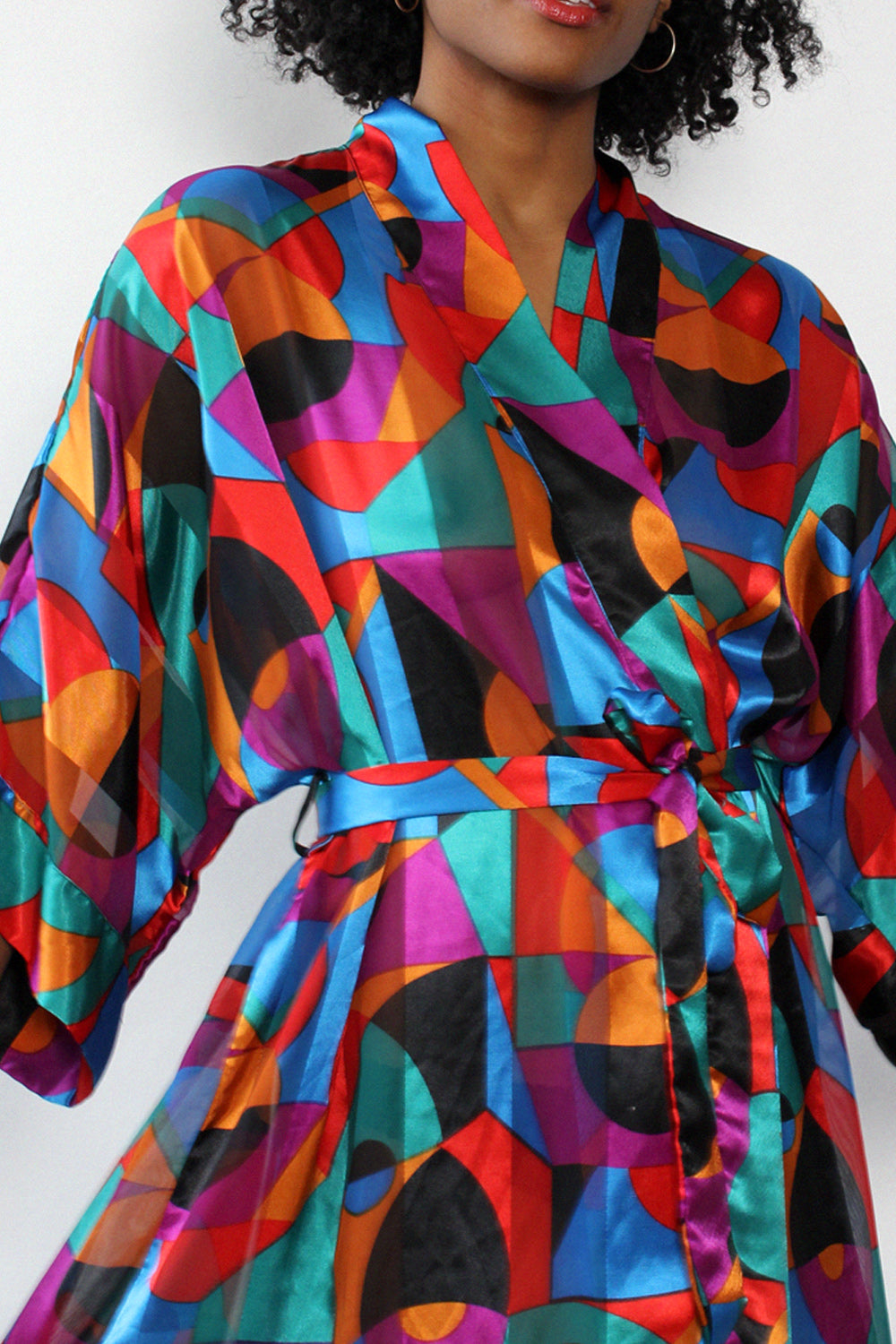 Cacique Geometric Robe S-L