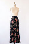 Betsey Johnson Lady Print Rayon Skirt M