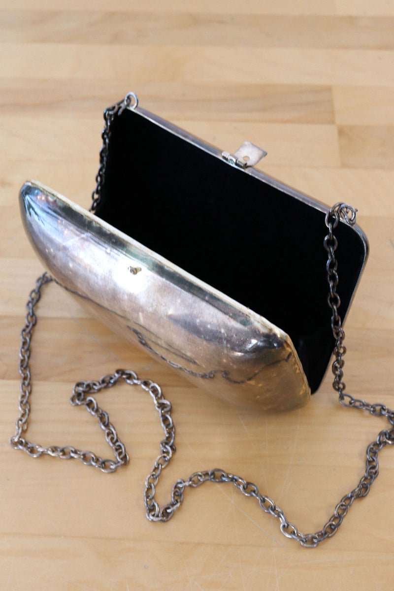 Mexican Metal Flower Purse