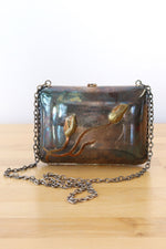 Mexican Metal Flower Purse