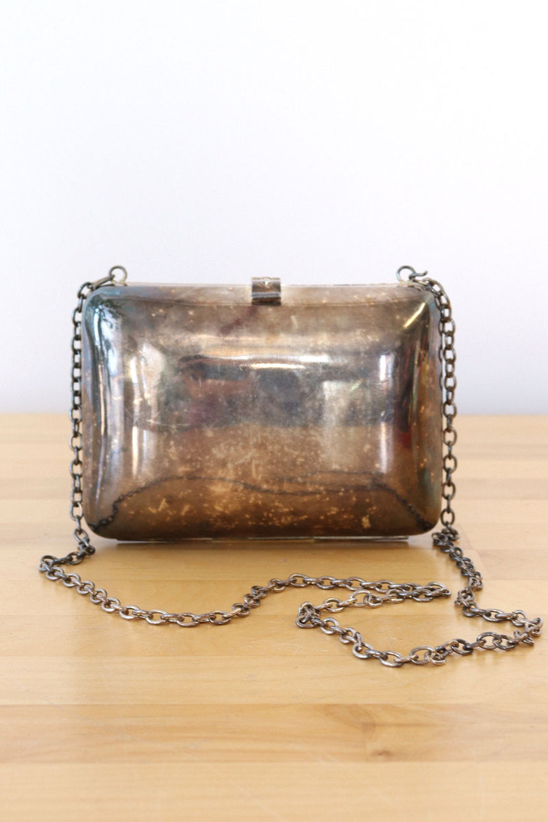 Mexican Metal Flower Purse