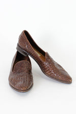 Bandolino Brown Woven Flats 8.5