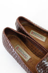 Bandolino Brown Woven Flats 8.5