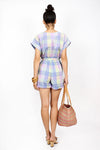 Pastel Plaid Romper S/M/L